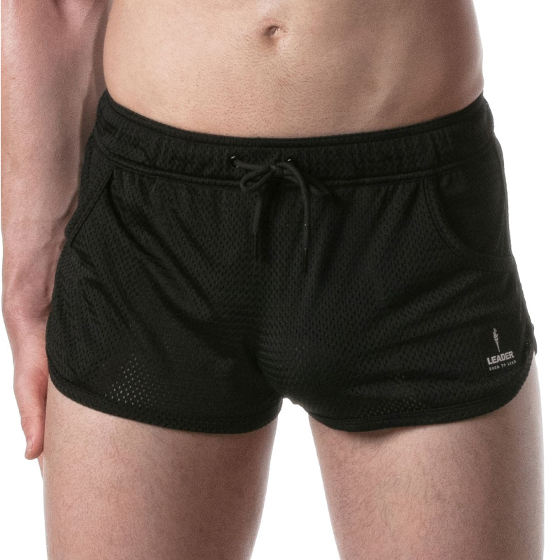 LEADER Short en mesh LOADED Noir